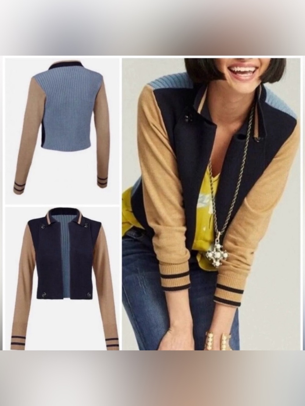 Cabi Turn Back Open Collared Cardigan
